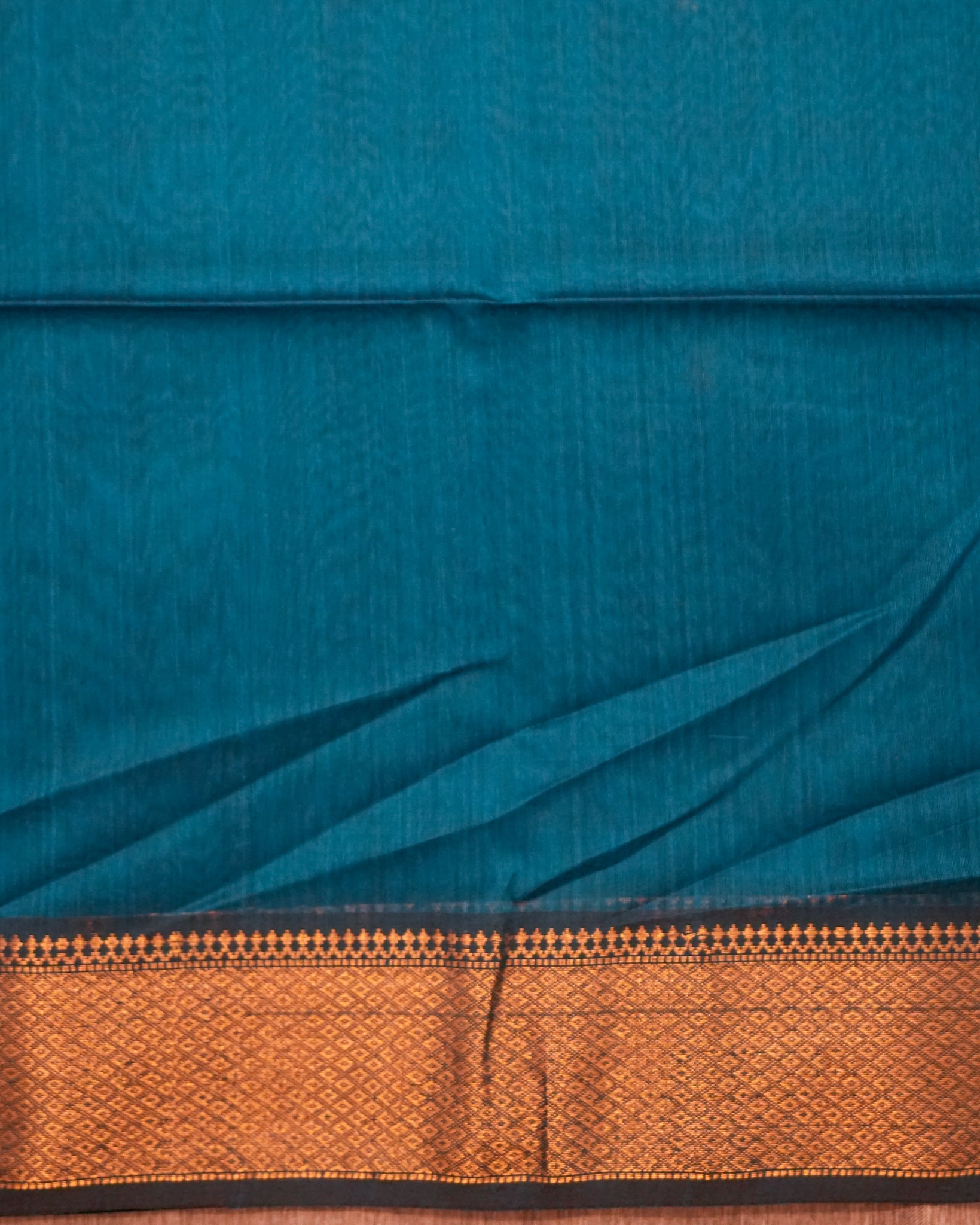 Blue Woven Pure Silk Cotton Maheshwari Saree
