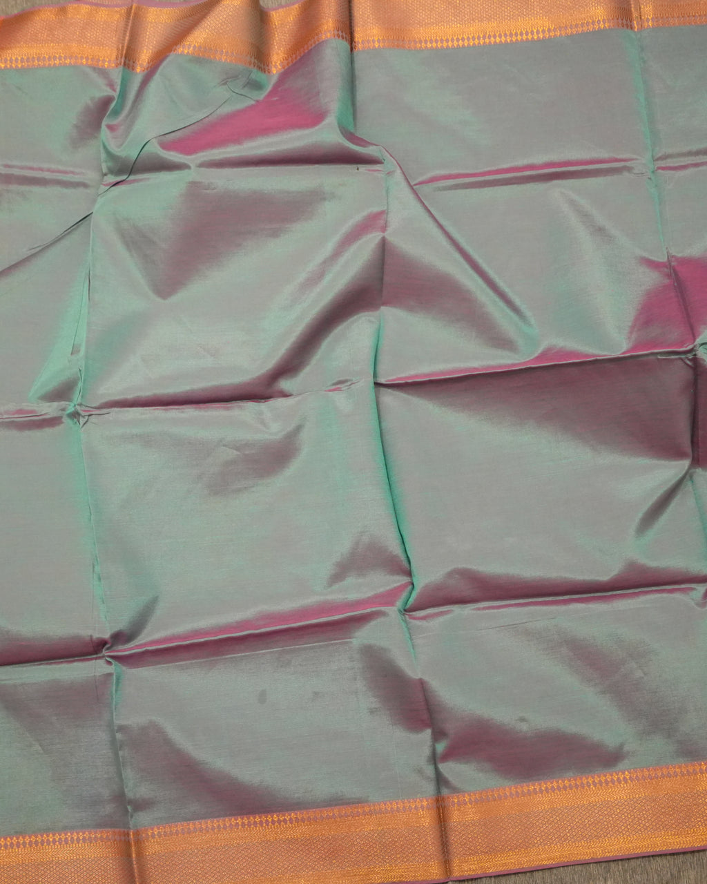 Greyish Blue Mangalagiri Handloom Dupatta