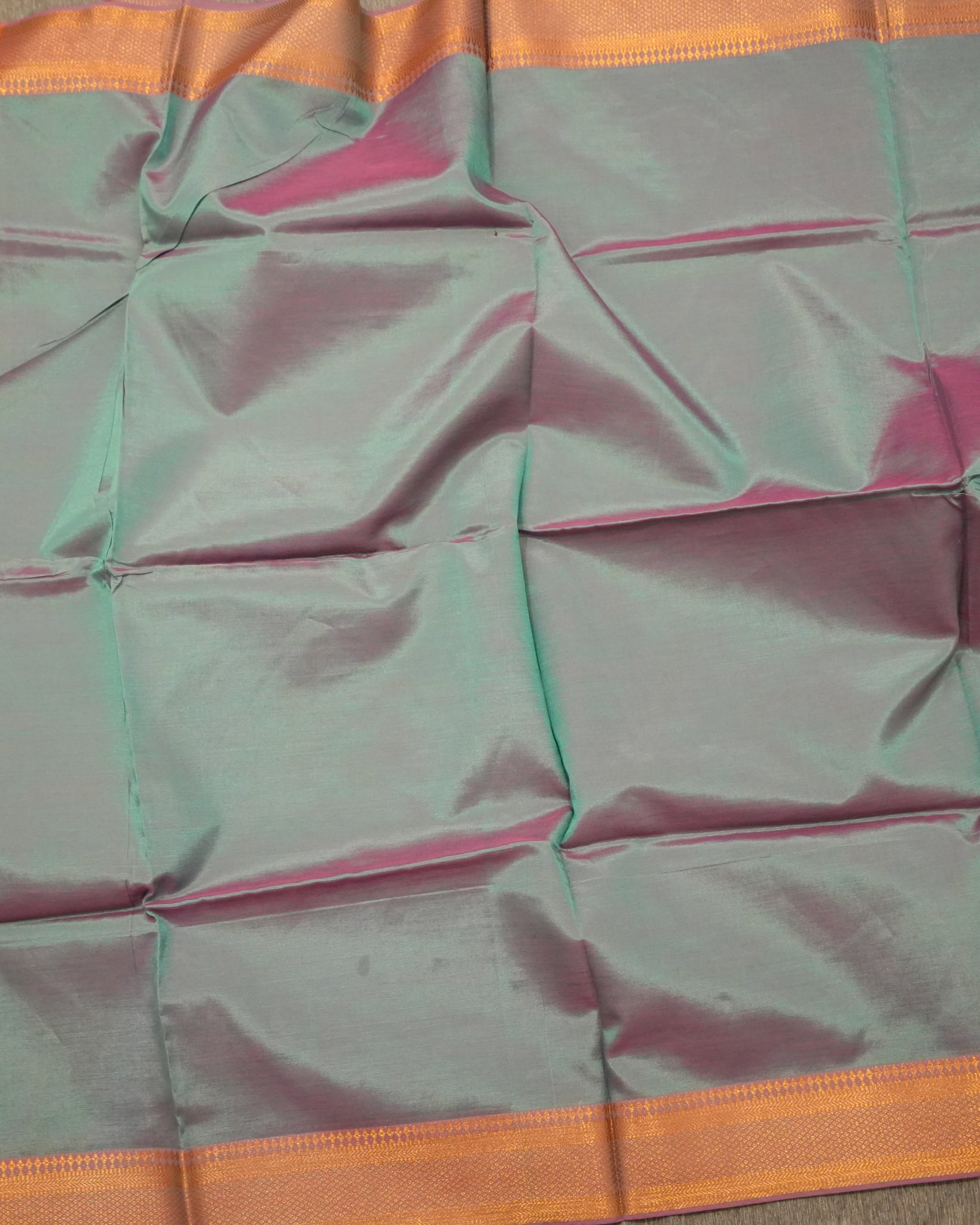 Greyish Blue Mangalagiri Handloom Dupatta