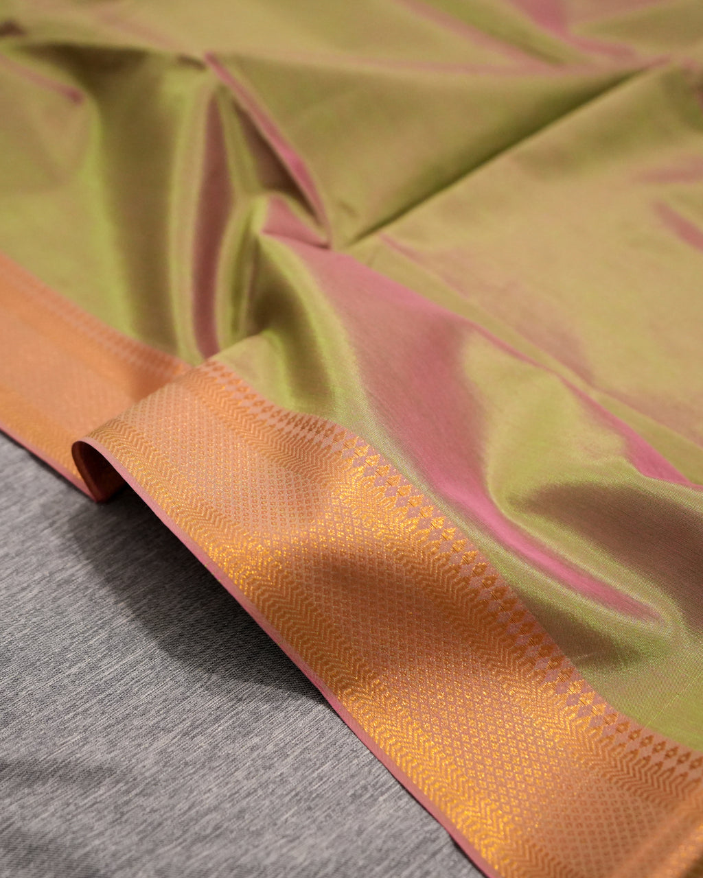 Green Mangalagiri Handloom Dupatta