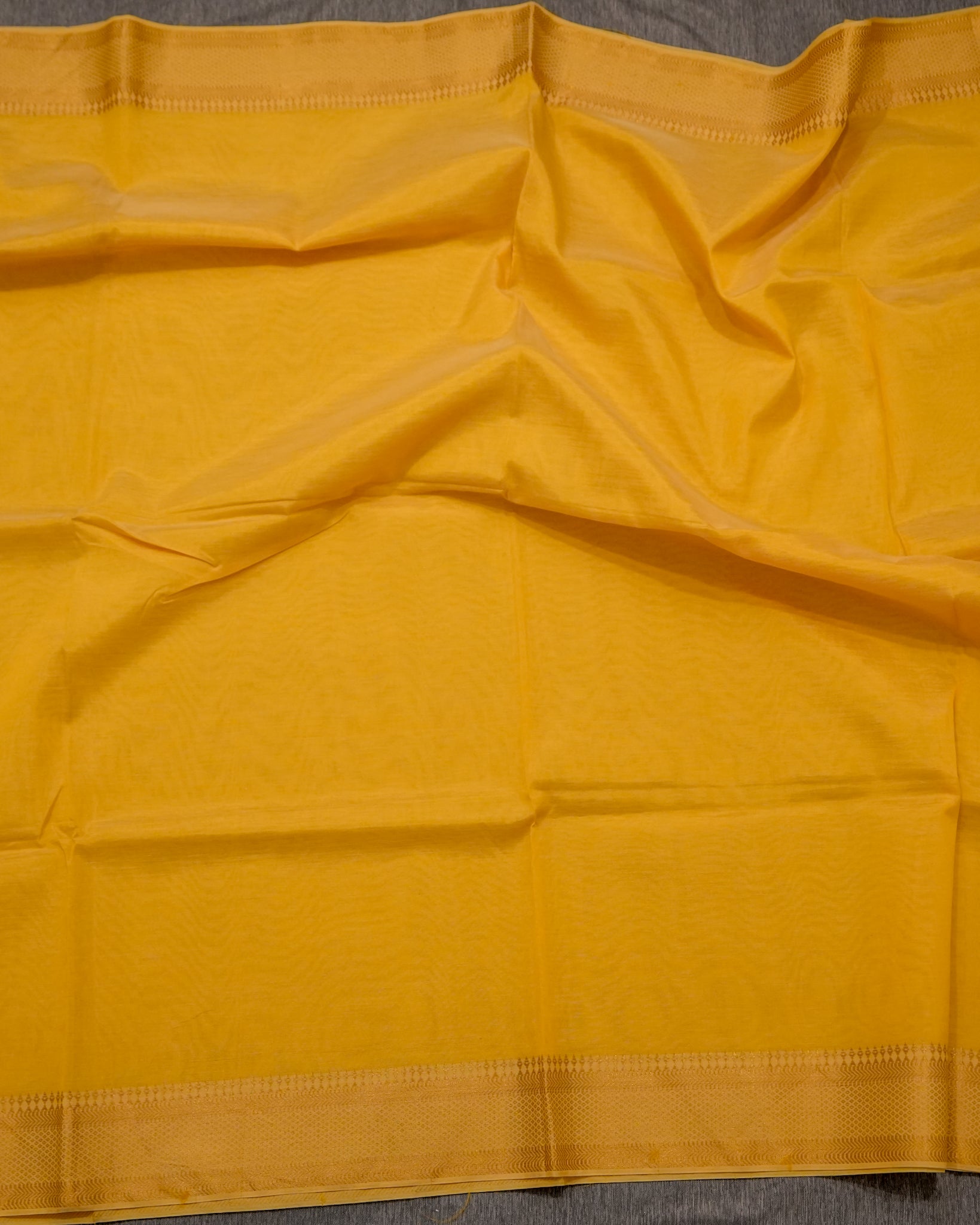 Yellow Mangalagiri Handloom Dupatta