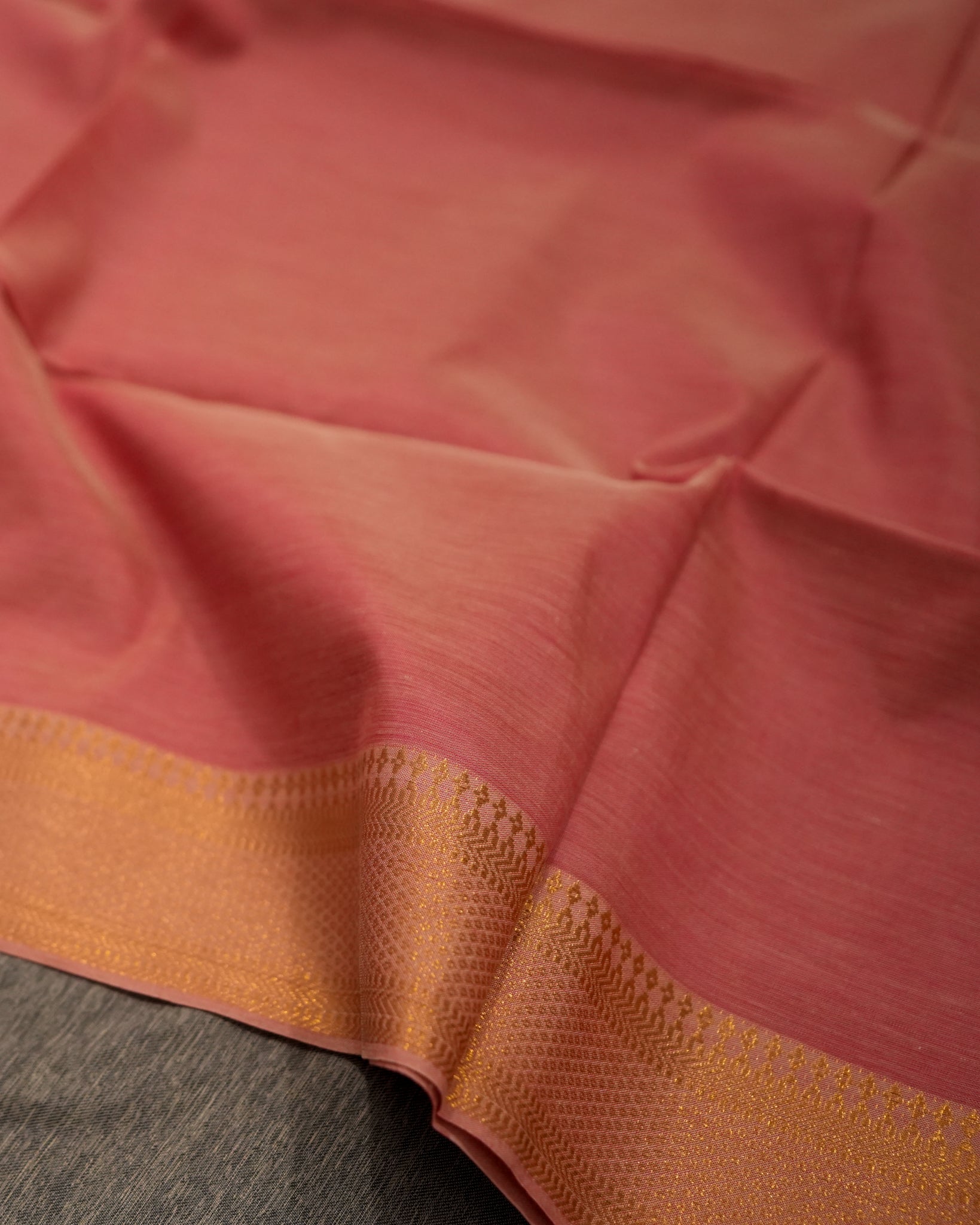 Pink Mangalagiri Handloom Dupatta